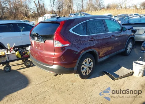 2013 Honda Cr-V Ex-L из США, поврежденный, VIN 5J6RM3H71DL047132